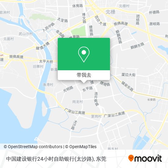 中国建设银行24小时自助银行(太沙路)地图
