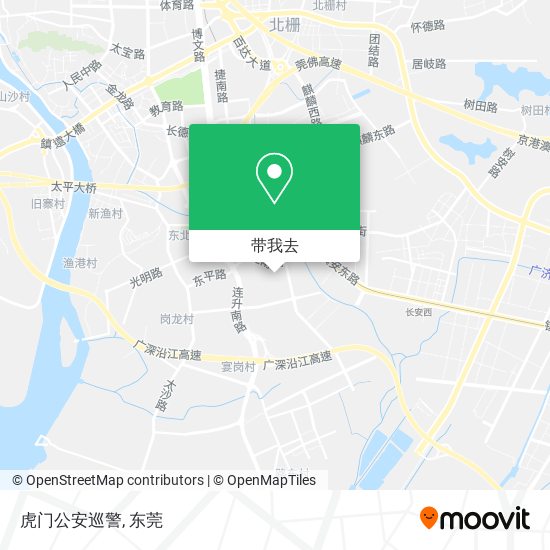 虎门公安巡警地图