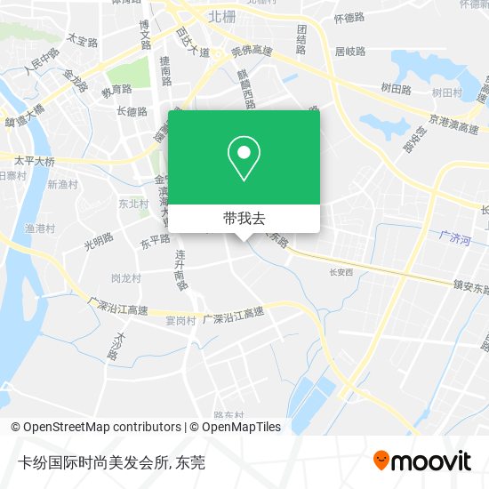 卡纷国际时尚美发会所地图