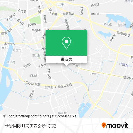 卡纷国际时尚美发会所地图