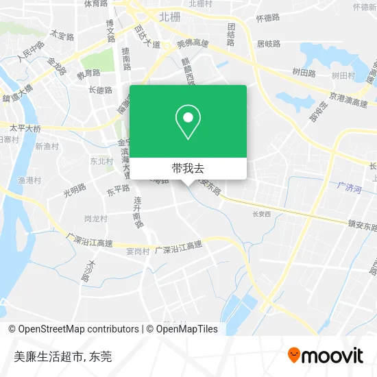 美廉生活超市地图