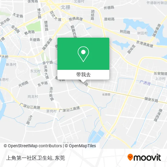 上角第一社区卫生站地图