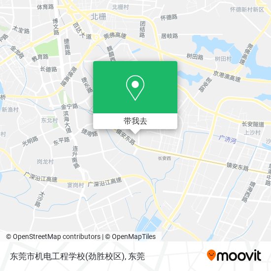 东莞市机电工程学校(劲胜校区)地图