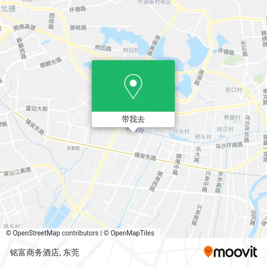 铭富商务酒店地图