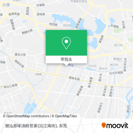 潮汕原味汤粉世家(沿江南街)地图