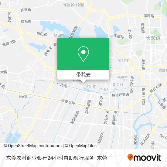 东莞农村商业银行24小时自助银行服务地图