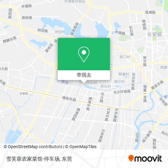 雪芙蓉农家菜馆-停车场地图