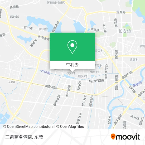 三凯商务酒店地图