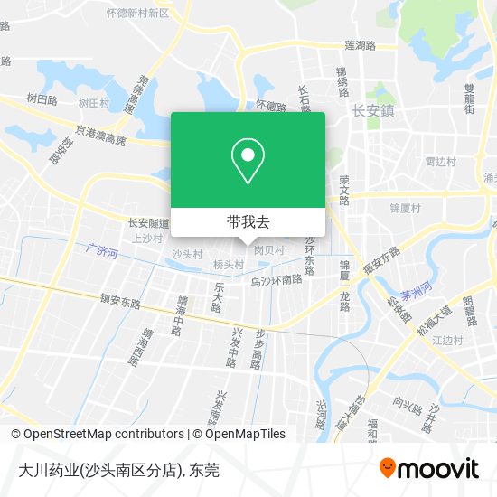 大川药业(沙头南区分店)地图