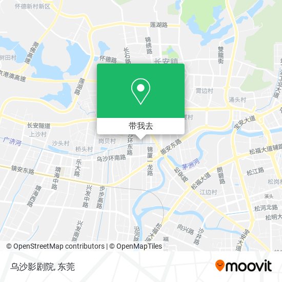 乌沙影剧院地图