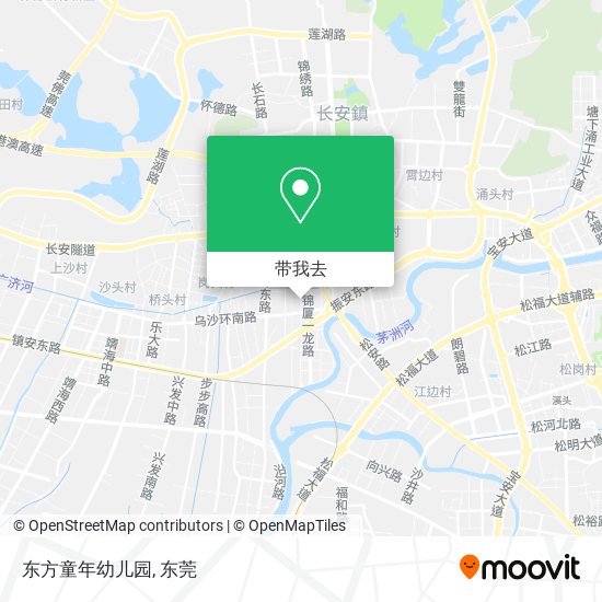 东方童年幼儿园地图