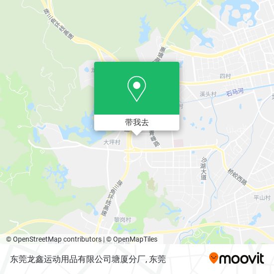 东莞龙鑫运动用品有限公司塘厦分厂地图