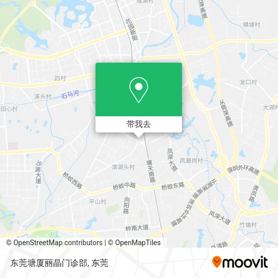 东莞塘厦丽晶门诊部地图