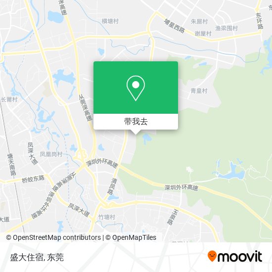盛大住宿地图