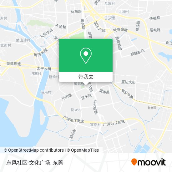 东风社区-文化广场地图