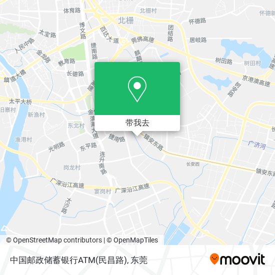 中国邮政储蓄银行ATM(民昌路)地图