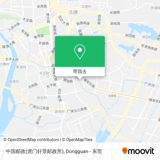 中国邮政(虎门好景邮政所)地图