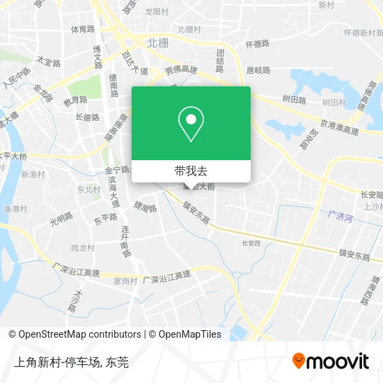 上角新村-停车场地图
