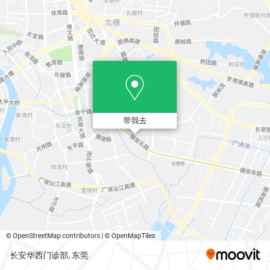 长安华西门诊部地图