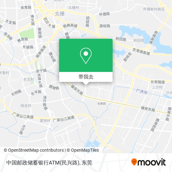 中国邮政储蓄银行ATM(民兴路)地图