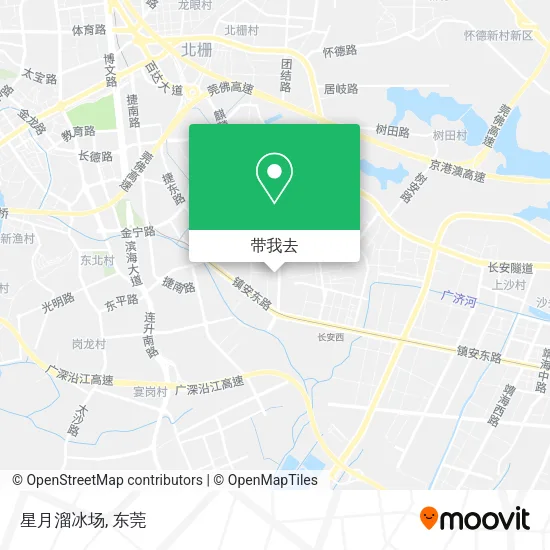 星月溜冰场地图