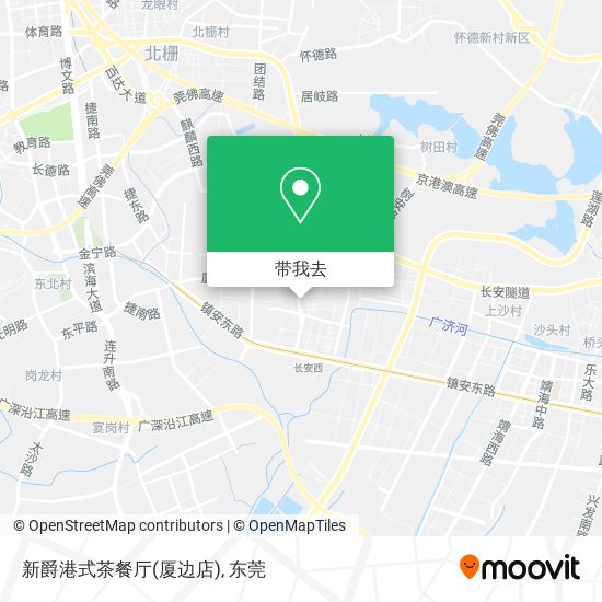 新爵港式茶餐厅(厦边店)地图