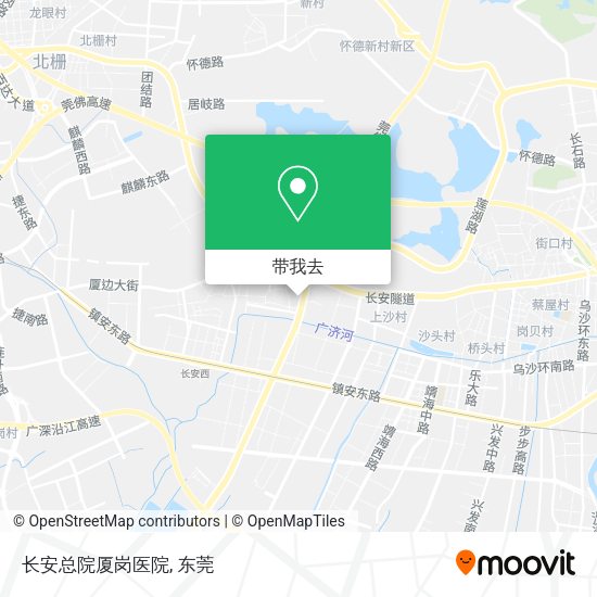 长安总院厦岗医院地图