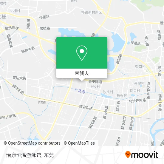 怡康恒温游泳馆地图