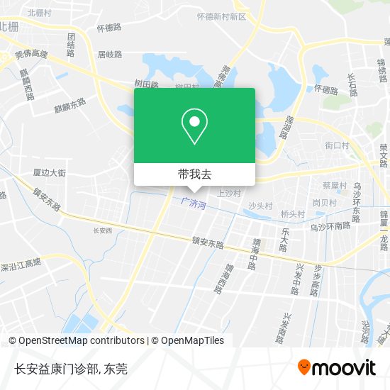 长安益康门诊部地图