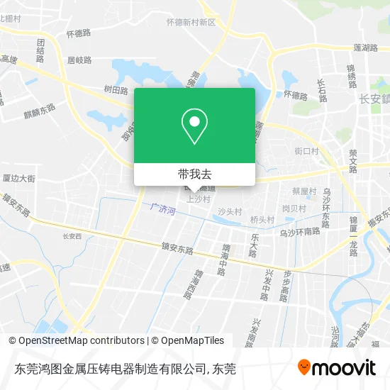 东莞鸿图金属压铸电器制造有限公司地图