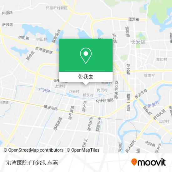 港湾医院-门诊部地图