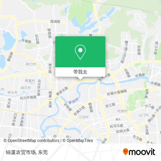 锦厦农贸市场地图