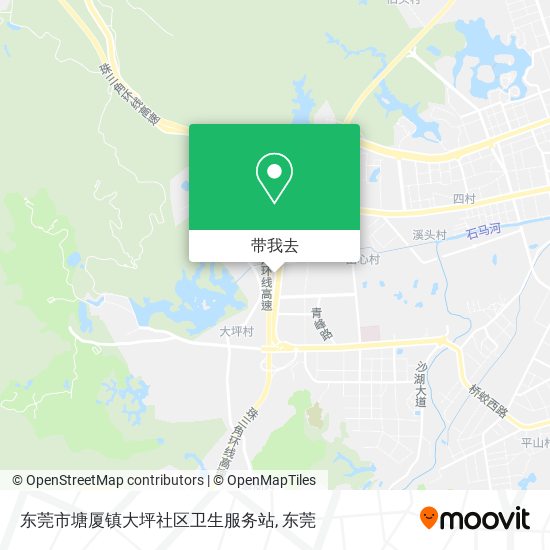 东莞市塘厦镇大坪社区卫生服务站地图