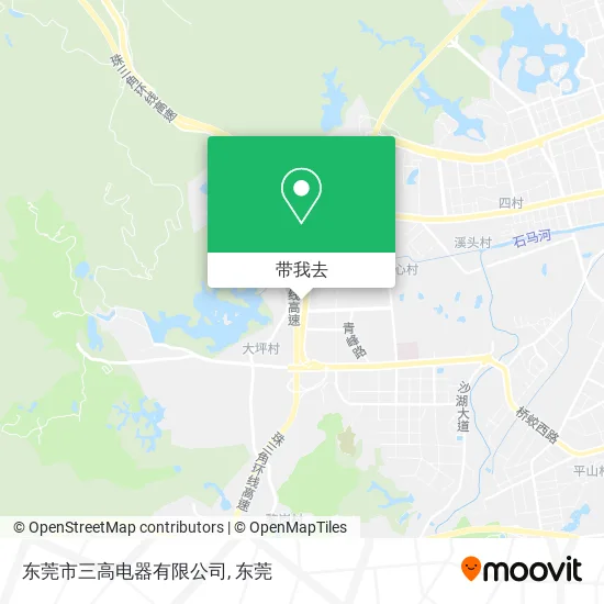 东莞市三高电器有限公司地图