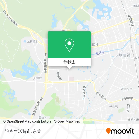 迎宾生活超市地图