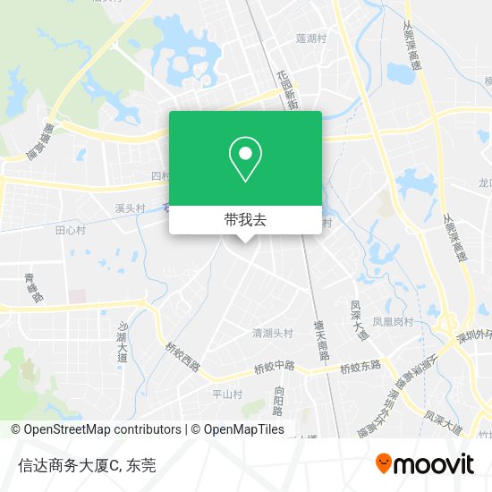 信达商务大厦C地图