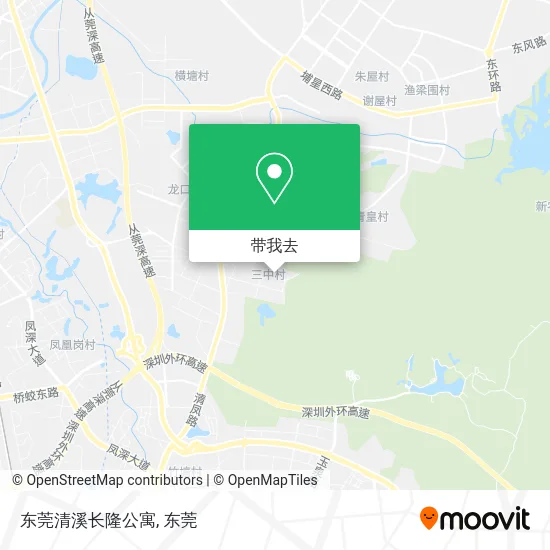 东莞清溪长隆公寓地图