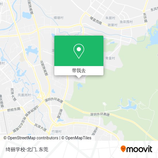 绮丽学校-北门地图