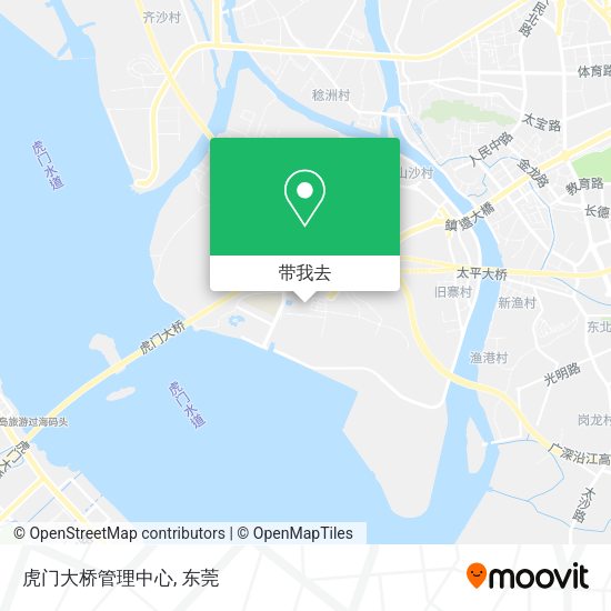 虎门大桥管理中心地图