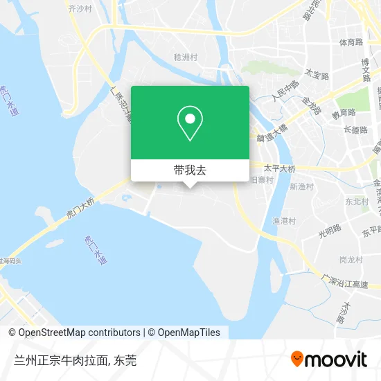 兰州正宗牛肉拉面地图