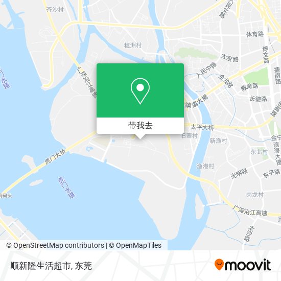 顺新隆生活超市地图