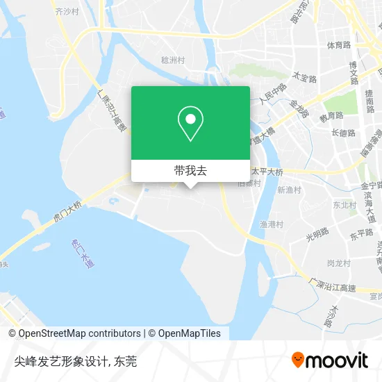 尖峰发艺形象设计地图
