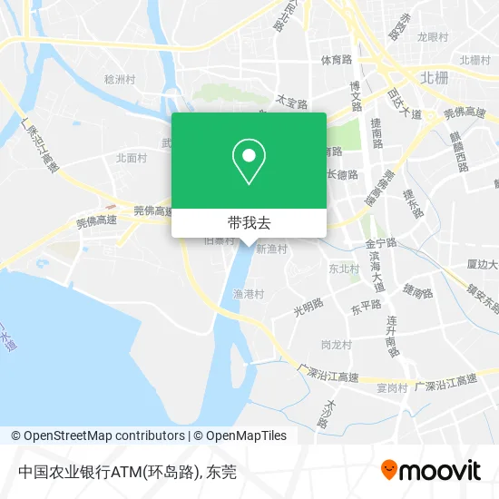 中国农业银行ATM(环岛路)地图