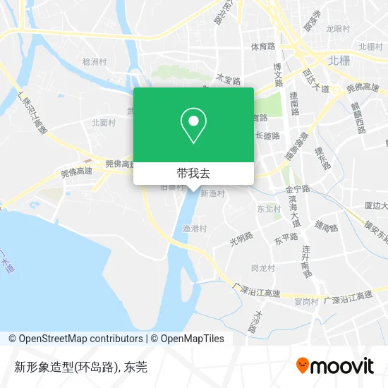 新形象造型(环岛路)地图
