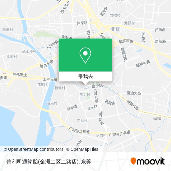 普利司通轮胎(金洲二区二路店)地图