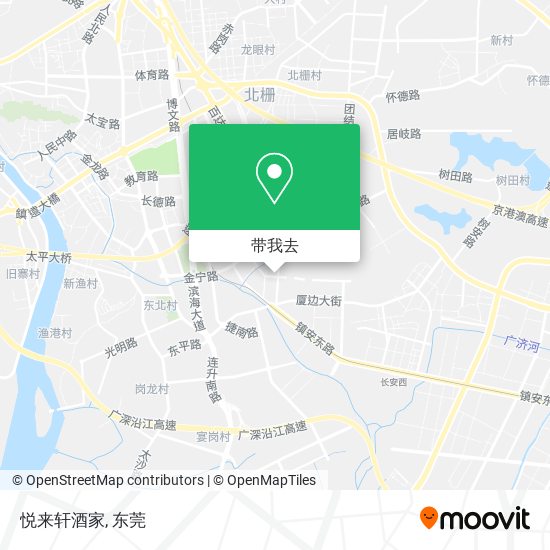 悦来轩酒家地图