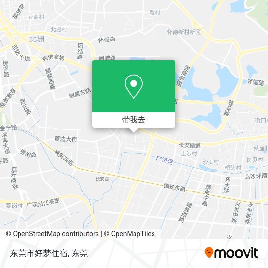 东莞市好梦住宿地图