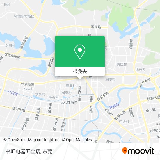 林旺电器五金店地图
