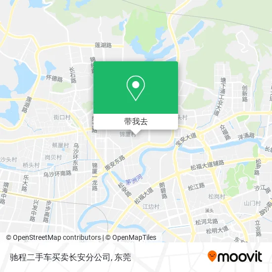 驰程二手车买卖长安分公司地图