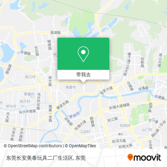 东莞长安美泰玩具二厂生活区地图